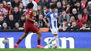 Intense Premier League Showdown: Liverpool vs. Brighton & Hove Albion at Anfield (1st October 2022)