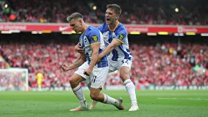 Intense Premier League Showdown: Liverpool vs. Brighton & Hove Albion at Anfield (1st October 2022)