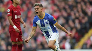 Intense Premier League Showdown: Liverpool vs. Brighton & Hove Albion at Anfield (1st October 2022)
