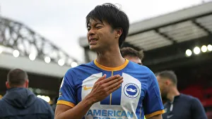 Intense Premier League Showdown: Liverpool vs. Brighton & Hove Albion at Anfield (1st October 2022)