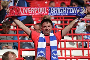 Intense Premier League Showdown: Liverpool vs. Brighton & Hove Albion at Anfield (1st October 2022)