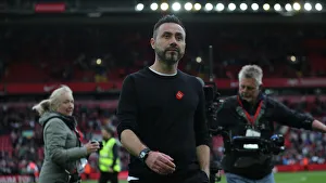 Intense Premier League Showdown: Liverpool vs. Brighton & Hove Albion at Anfield (1st October 2022)