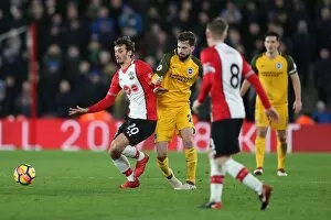 Images Dated 31st January 2018: Intense Premier League Showdown: Southampton vs. Brighton and Hove Albion at St