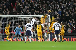 Intense Premier League Showdown: Tottenham Hotspur vs. Brighton and Hove Albion at Wembley Stadium (13DEC17)