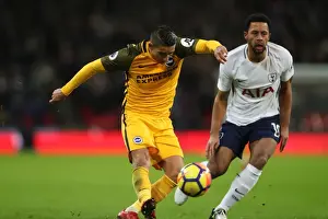Intense Premier League Showdown: Tottenham Hotspur vs. Brighton and Hove Albion at Wembley Stadium (13DEC17)