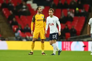 Intense Premier League Showdown: Tottenham Hotspur vs. Brighton and Hove Albion at Wembley Stadium (13DEC17)