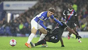 Crystal Palace 15MAR23 Prints: Intense Rivalry: Enciso vs. Guehi Battle at the American Express Community Stadium (15MAR23)