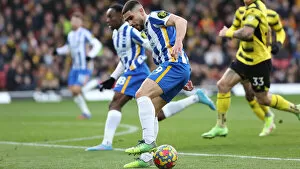 Images Dated 12th February 2022: Intense Rivalry: Watford vs. Brighton and Hove Albion, Premier League Clash (12FEB22)