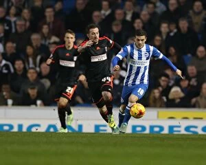 Images Dated 29th November 2014: Jake Forster-Caskey in Action: Brighton & Hove Albion vs Fulham