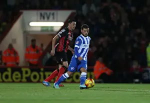 Bournemouth 01NOV14 Prints: Jake Forster-Caskey in Action: Brighton and Hove Albion vs