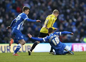 Brentford 17JAN15 Prints: Jake Forster-Caskey in Action: Brighton & Hove Albion vs. Brentford (17Jan15)