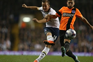 Jake Forster-Caskey in Action: Tottenham vs. Brighton & Hove Albion, Capital One Cup Fourth Round
