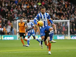Wolverhampton Wanderers 20DEC14 Prints: Jake Forster-Caskey of Brighton and Hove Albion in Action Against Wolverhampton Wanderers