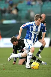 Tranmere Rovers Collection: Jake Robinson breaks away