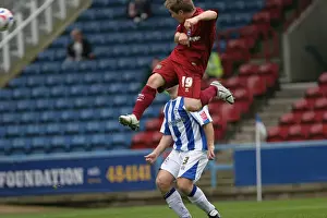 2006-07 Away Games Prints: Jake Robinson scores the first of his debut hatrick at Huddersfield