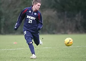 Jake Robinson in training game at Falmer 2006
