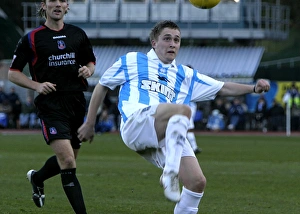 Images Dated 17th May 2006: Jake Robinson traps vs Crystal Palace