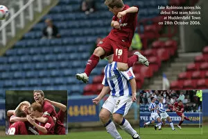 Images Dated 14th November 2006: Jake Robinsons debut 1st team hatrick at Huddersfield