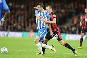 Images Dated 19th September 2017: Jamie Murphy in Action: Brighton and Hove Albion vs. AFC Bournemouth, EFL Cup 2017