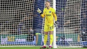 Images Dated 15th March 2023: Jason Steele Leads Brighton's Defense Against Crystal Palace (15MAR23)