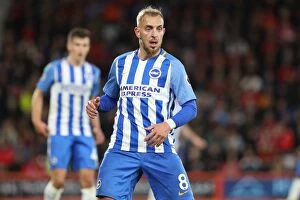 Images Dated 19th September 2017: Jiri Skalak of Brighton and Hove Albion in Action against AFC Bournemouth in EFL Cup Clash