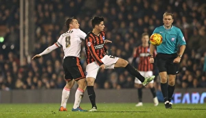 Fulham 29DEC14 Prints: Joao Teixeira in Action: Fulham vs. Brighton & Hove Albion (December 2014)