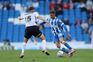 Brighton Prints: Joe Bennett in Action at American Express Community Stadium: Brighton & Hove Albion vs