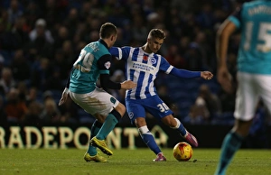 Blackburn Rovers 08NOV14 Prints: Joe Bennett in Action: Brighton & Hove Albion vs