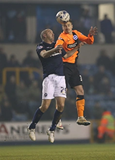 Millwall Prints: Joe Bennett in Action: Millwall vs