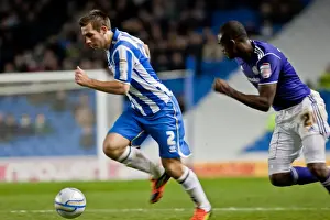 Derby County - 20-03-2012 Prints: Joe Mattock in Action: Brighton & Hove Albion vs Derby County