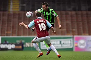 Burnley - 06-04-12 Prints: Joe Mattock: In Action Against Burnley, Npower Championship 2012