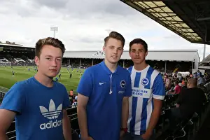 Jubilant Albion Fans Celebrate Championship Victory at Craven Cottage, 2015