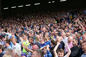 Celebratory Prints: Jubilant Albion Fans Celebrate at Craven Cottage during Fulham vs