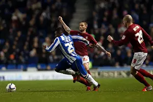 Nottingham Forest - 15-12-2012 Prints: Kazenga LuaLua: In Action for Brighton & Hove Albion Against Nottingham Forest