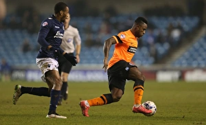 Millwall Prints: Kazenga LuaLua in Action: Millwall vs