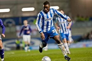Images Dated 20th March 2012: Kazenga LuaLua: Electric Performances at Amex Stadium - Brighton & Hove Albion vs Derby County