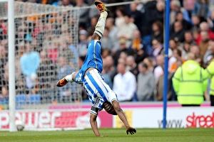 Event:bw 20130504 Prints: Kazenga LuaLua's Goal and Celebration: Brighton & Hove Albion Takes a 2-0 Lead over Wolverhampton Wanderers (May 4)