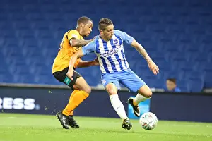 Barnet 22AUG17 Prints: Knockaert vs Vilhete: Clash of Midfielders in Brighton & Hove Albion vs Barnet EFL Cup Match (22AUG17)