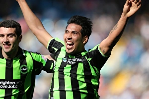 Leonardo Ulloa Gallery: Ledds Utd Brighton 130427