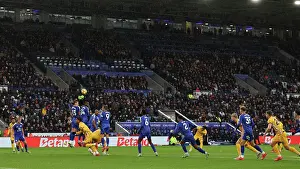 Awarded A Freekick Prints: Leicester City v Brighton and Hove Albion Premier League 08DEC24