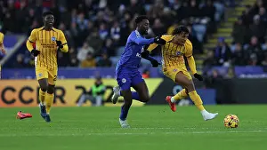 Pain Prints: Leicester City v Brighton and Hove Albion Premier League 08DEC24