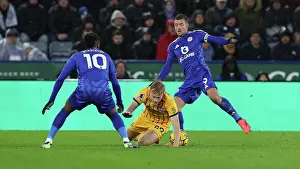 Pain Prints: Leicester City v Brighton and Hove Albion Premier League 08DEC24