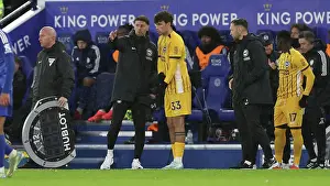 Substitution Prints: Leicester City v Brighton and Hove Albion Premier League 08DEC24