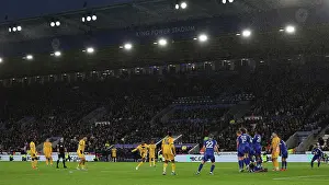 Awarded A Freekick Prints: Leicester City v Brighton and Hove Albion Premier League 08DEC24