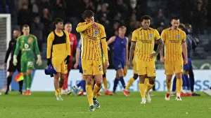 Looks Frustrated Prints: Leicester City v Brighton and Hove Albion Premier League 08DEC24