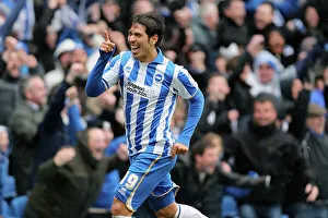 Leonardo Ulloa Gallery: Leonardo Ulloa - Brighton v Crystal Palace
