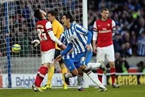 Leonardo Ulloa Scores on Debut: Brighton & Hove Albion 1-2 Arsenal (FA Cup, January 26, 2013)