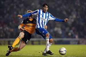 Hull City - 09-02-2013 Prints: Leonardo Ulloa's Unforgettable Show: Brighton & Hove Albion vs Hull City