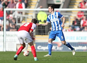Rotherham United 06APR15 Prints: Lewis Dunk in Action: Rotherham United vs