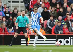 Middlesbrough 02MAY15 Prints: Lewis Dunk's Unyielding Performance: Middlesbrough vs